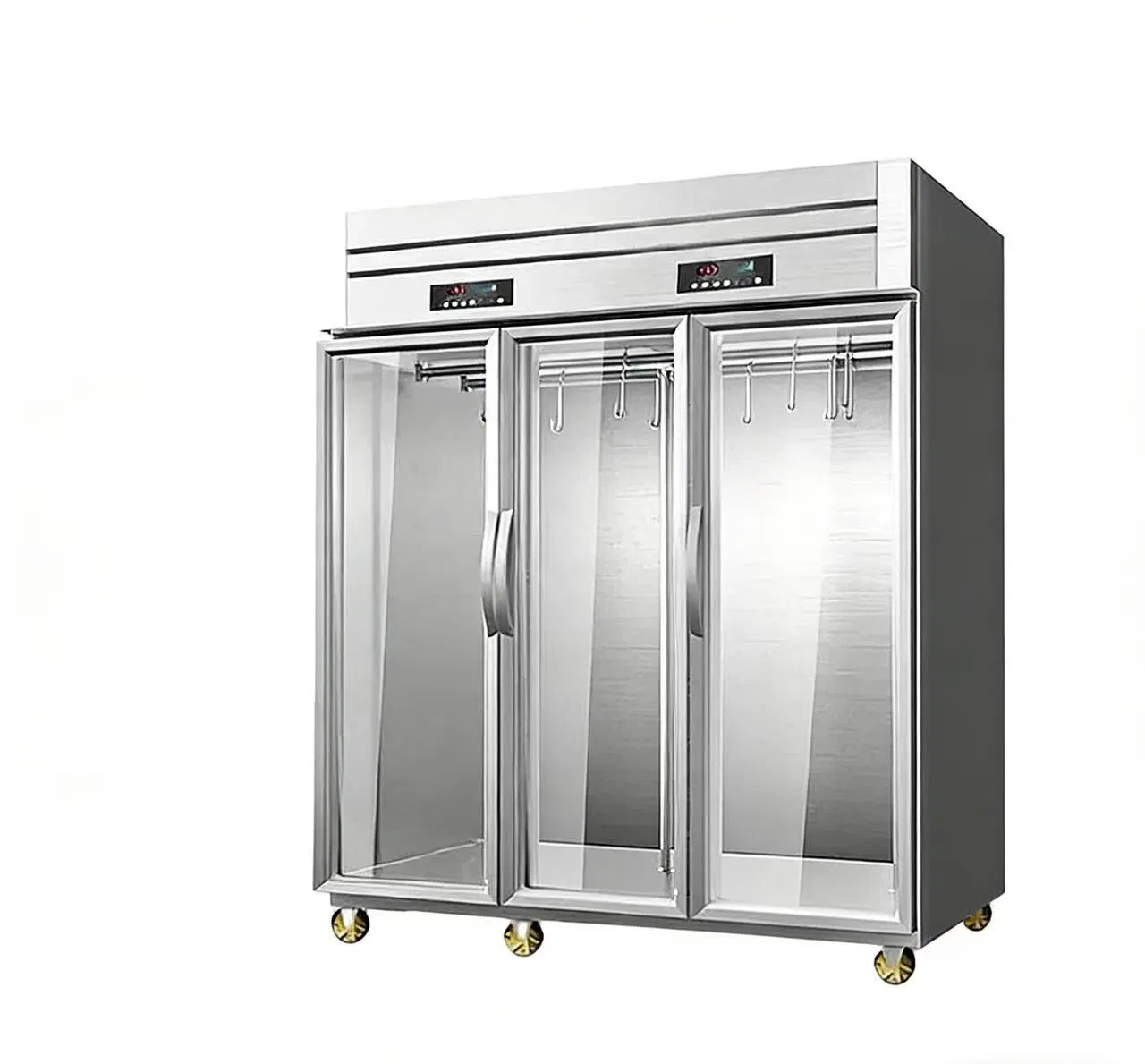 Stainless Steel Meat Hanging Display Refrigerator for Fresh Meat Market