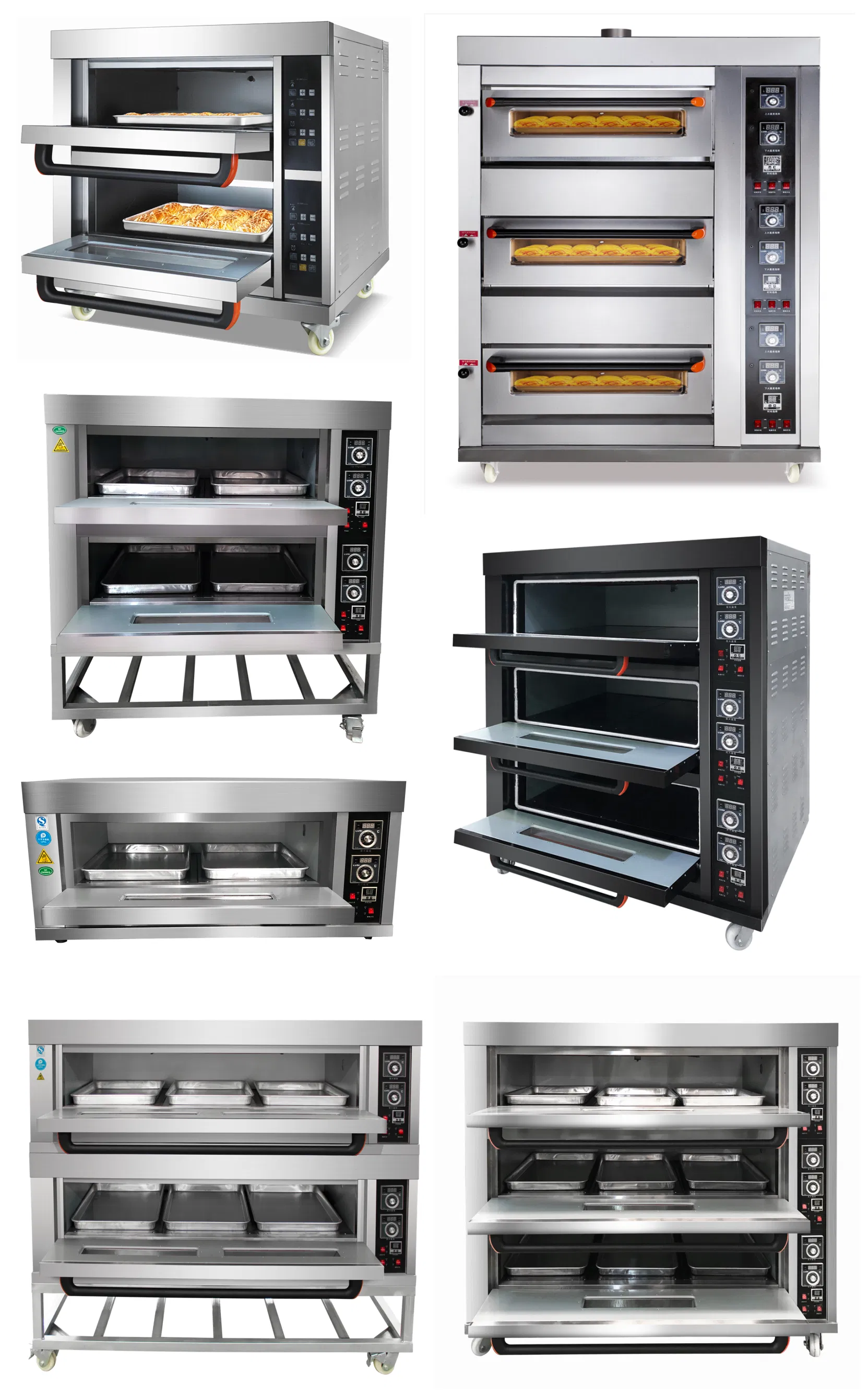 China Buy Best Reasonable Price Bakery Countertop Electric Gas Commercial Pizza Deck Oven for Baking Bread and Cake Food Machine