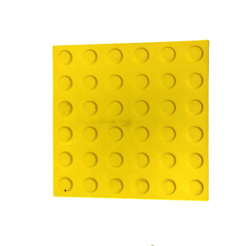 Anti-Slip Bus/Train Station Blind Paving Rubber Tactile Tile