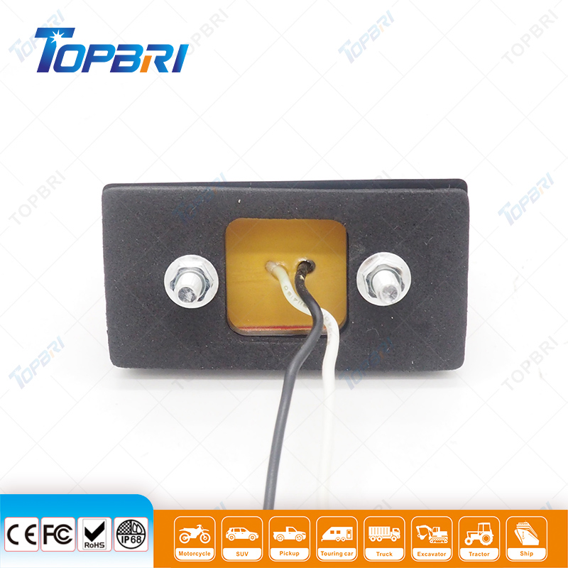 Боковые светодиодные габаритные огни 12В с красным поворотником