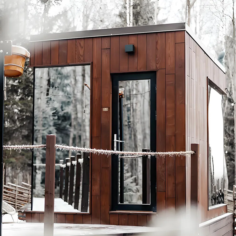 Сухая сауна из красного кедра BD-YT01 для дома и улицы