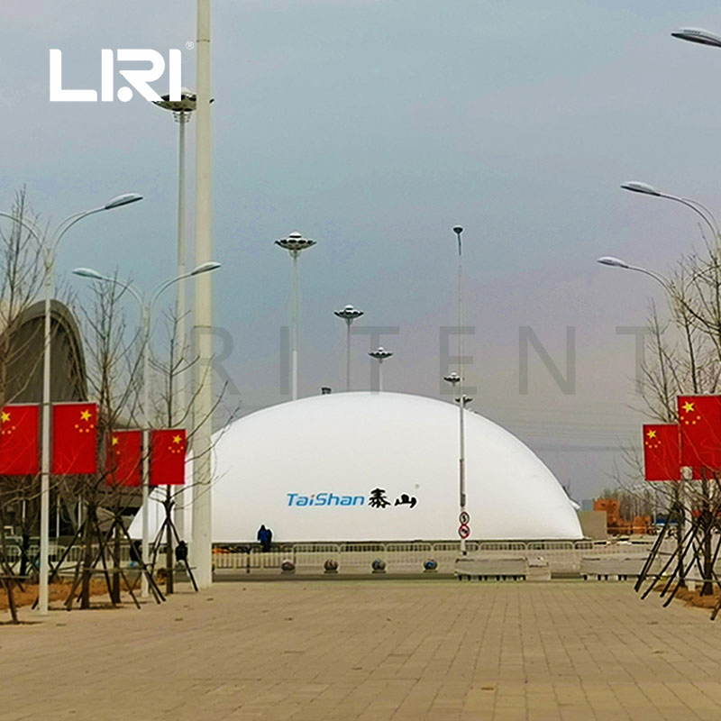 Inflatable Air Membrane Shade Dome Canopy Tent for Basketball Court