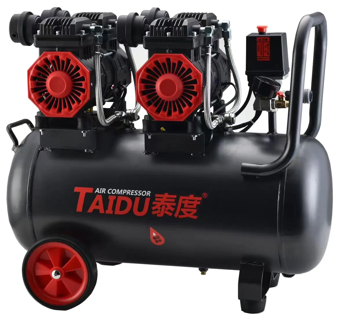 Бесшумный безмасляный компрессор Oro Kompresorius 50л