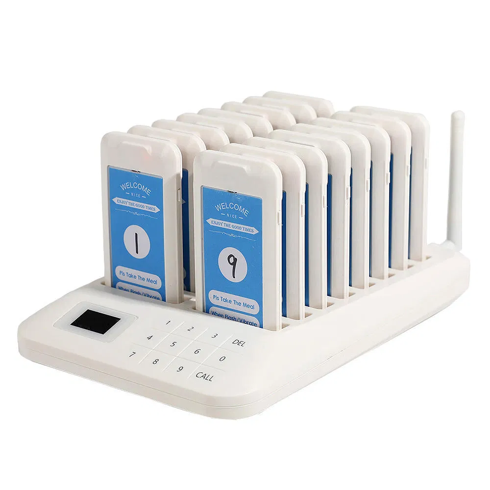 Wireless Restaurant Pager System for Food Court Cafe Shop Bar