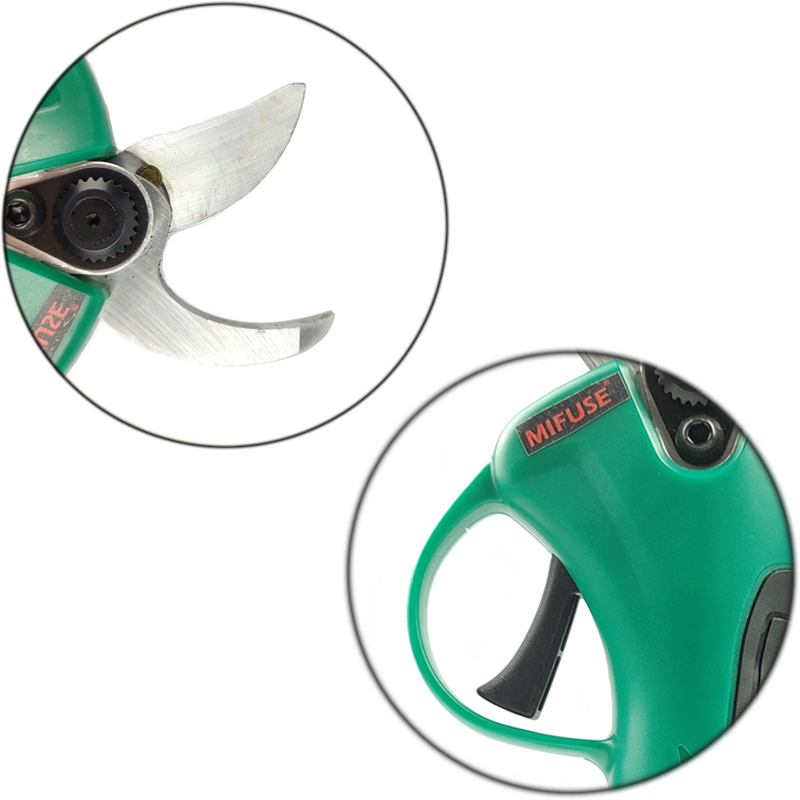 Аккумуляторный секатор электрический 30 мм с 2 батареями