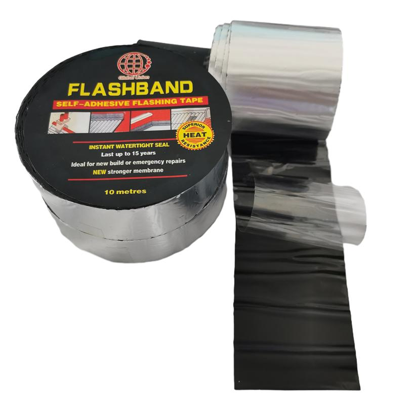 Weather Resistant Aluminum Foil Self-Adhesive Bitumen Flashing Tape for Joint Insulation