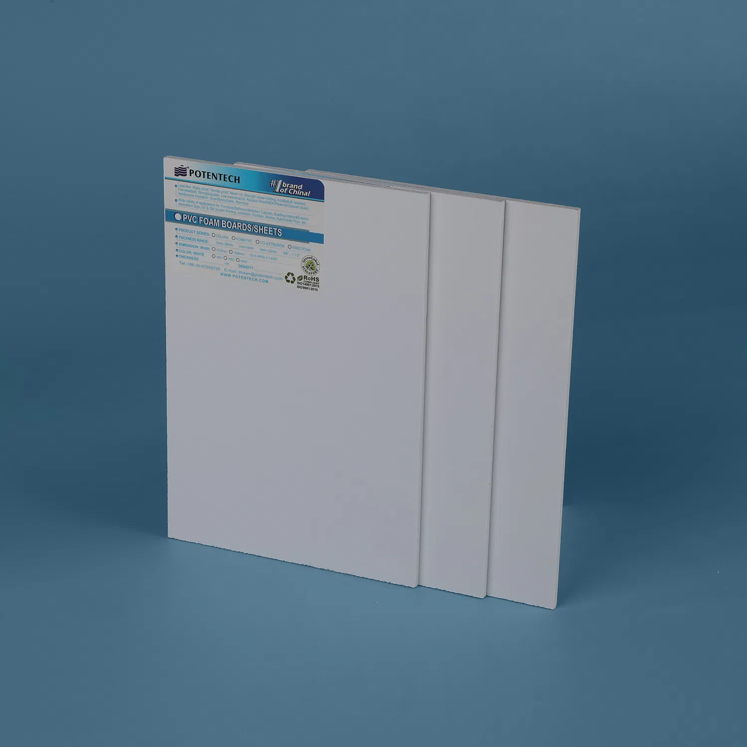 1220*2440mm Size and 5mm or OEM (1-20mm) Thickness 3mm PVC Foam Board