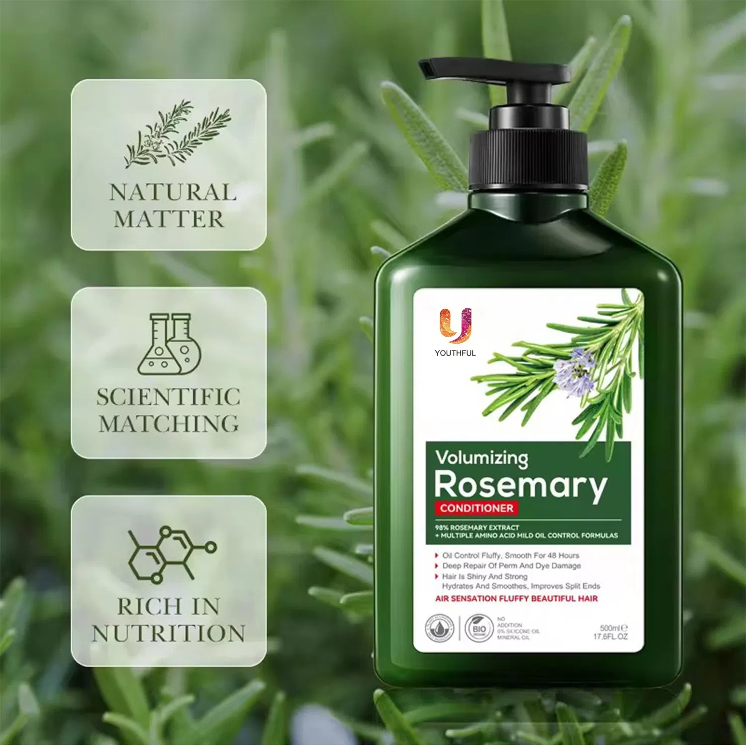 Rosemary Oil Control Repair Keratin Treatment Hair Conditioner