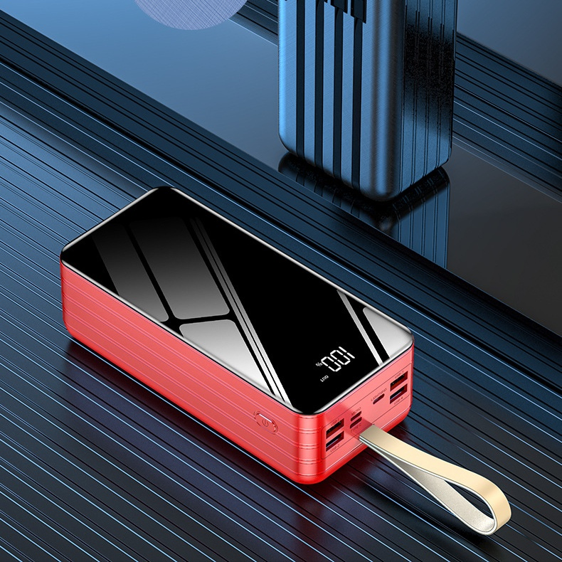 Портативный пауэрбанк 50000mAh с беспроводной зарядкой