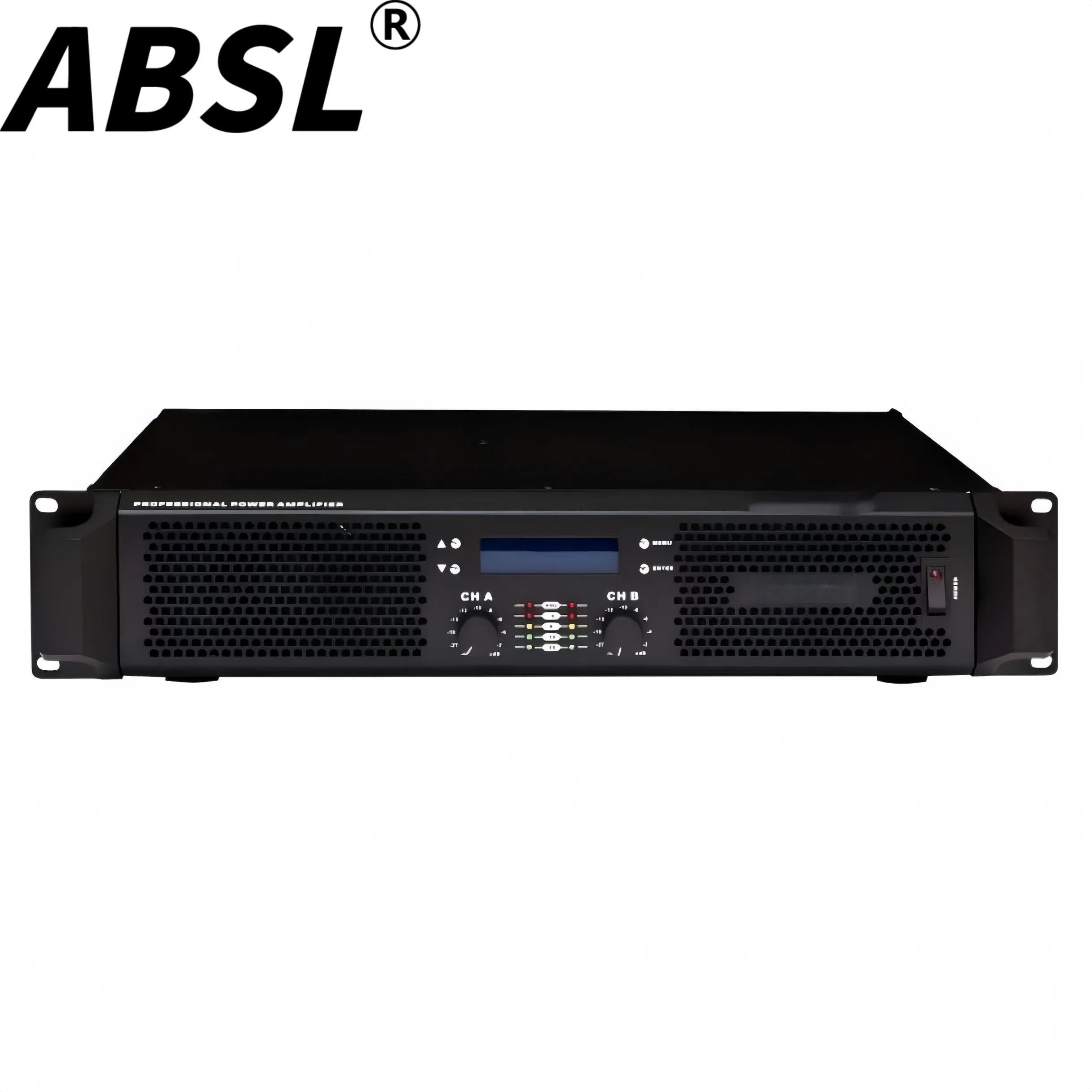 Professional Class-H 2 CH*410W Stereo Audio Power Amplifier for KTV Party Performance