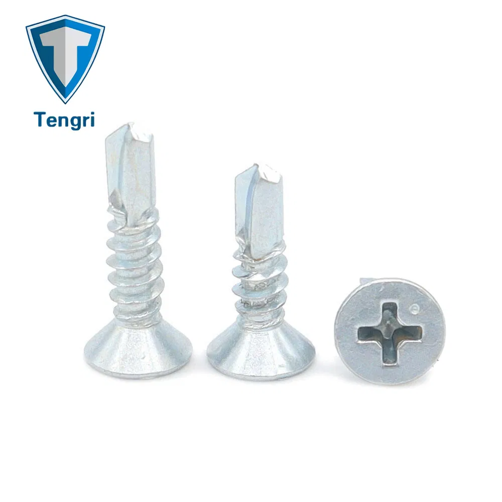 Galvanised Metal Pan Hexagon Head Wood Customized Screw From Shanghai Tengri