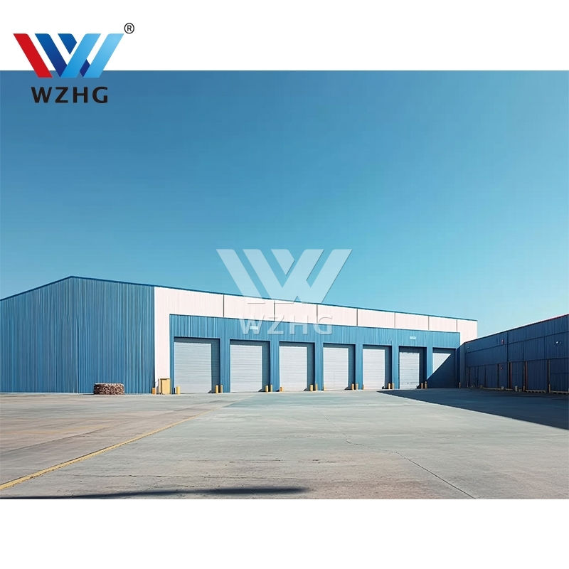 Prefabricated Industrial Steel USA Ue Poland Comercial Metal Structure Warehouse