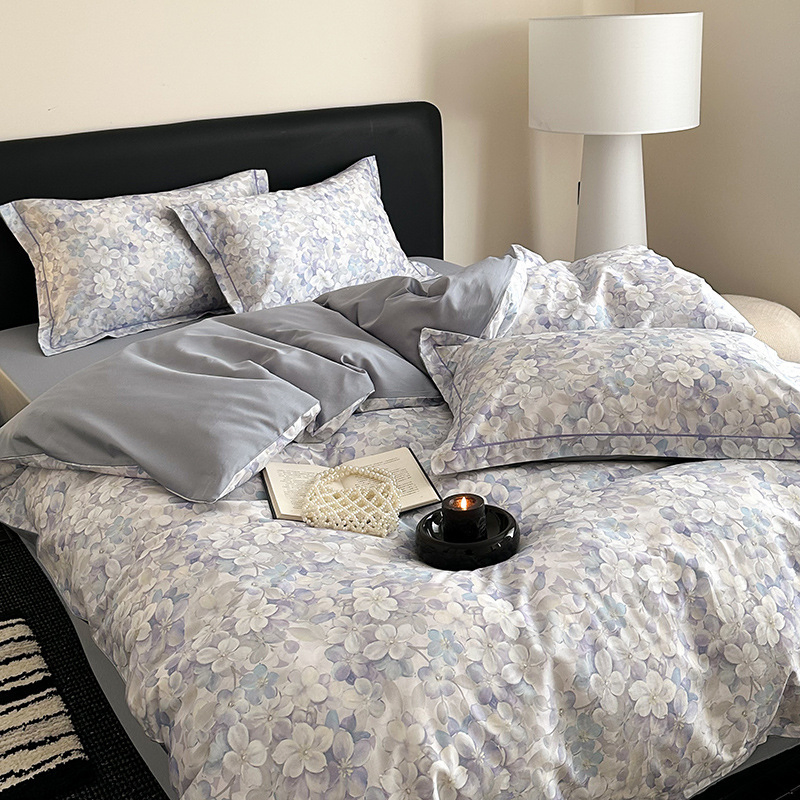 Custom Natural Invitingly Soft Cotton Bedding Set Hotel Linen Sheet