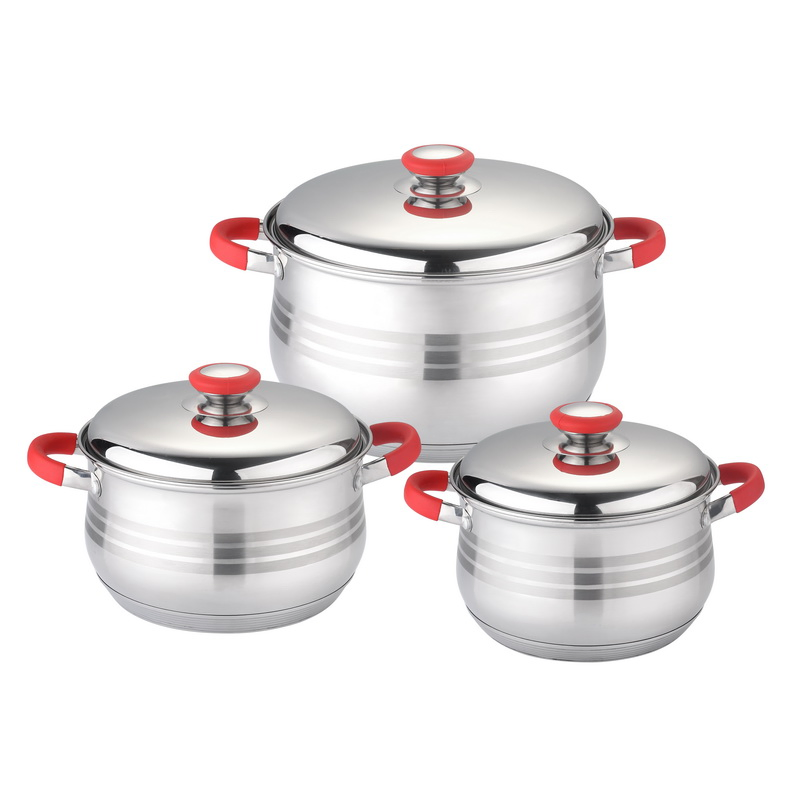 Complete 6-Piece Stainless Steel Cookware Set for Home Cooks