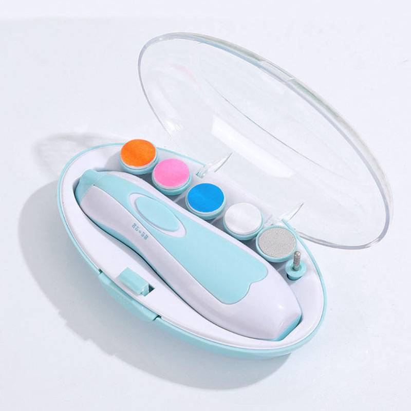 6 in 1 Safe Newborn Nail File Care Electric Baby Nail Trimmer