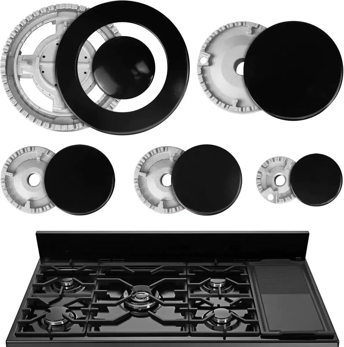 Gas Burners for Free Standing Cookers and Hobs Sabaf