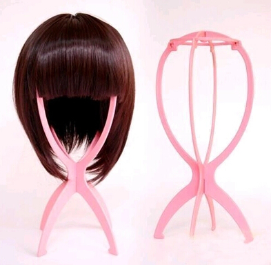 Custom OEM Plastic Injection Molding Foldable/Folding Wig Display Stand/Hanger Wig Bracket