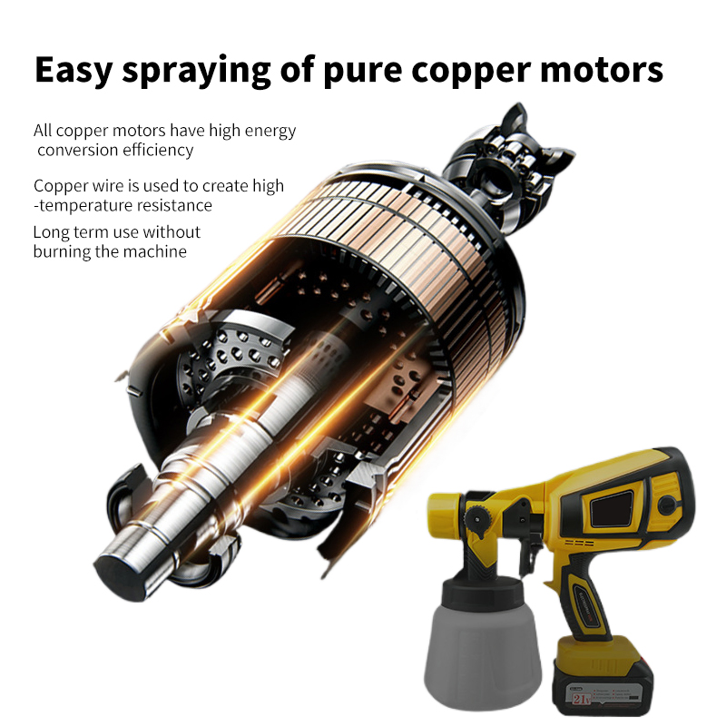 Zt-6000d Portable Paint Sprayer Electric Portable Rechargeable Paint Sprayer Paint Sprayer