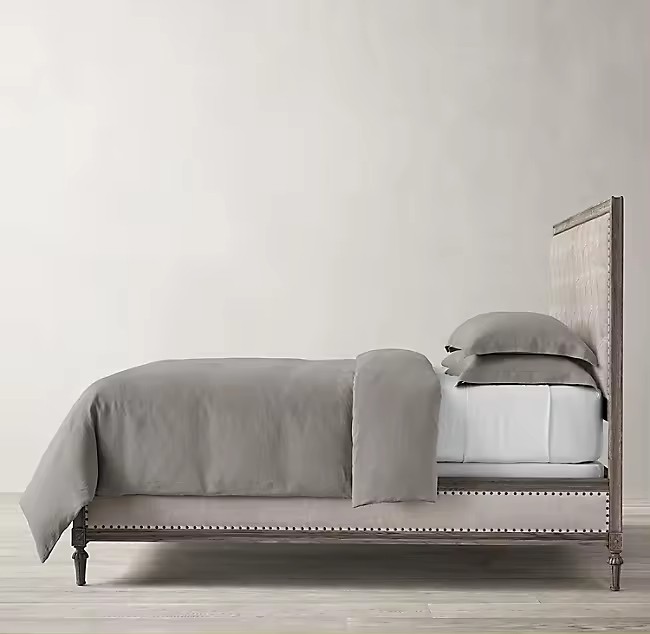 Кровать деревянная винтаж американский стиль