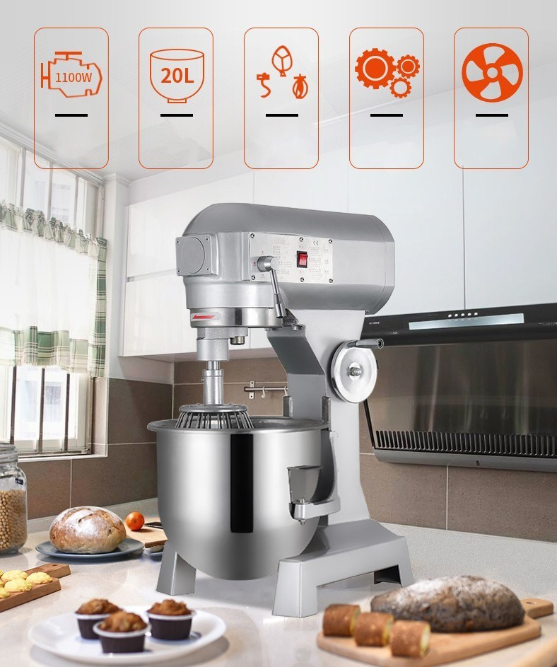 Industrial Cake Egg Mixer Grinder Kitchen Aid Stand Food Mixer