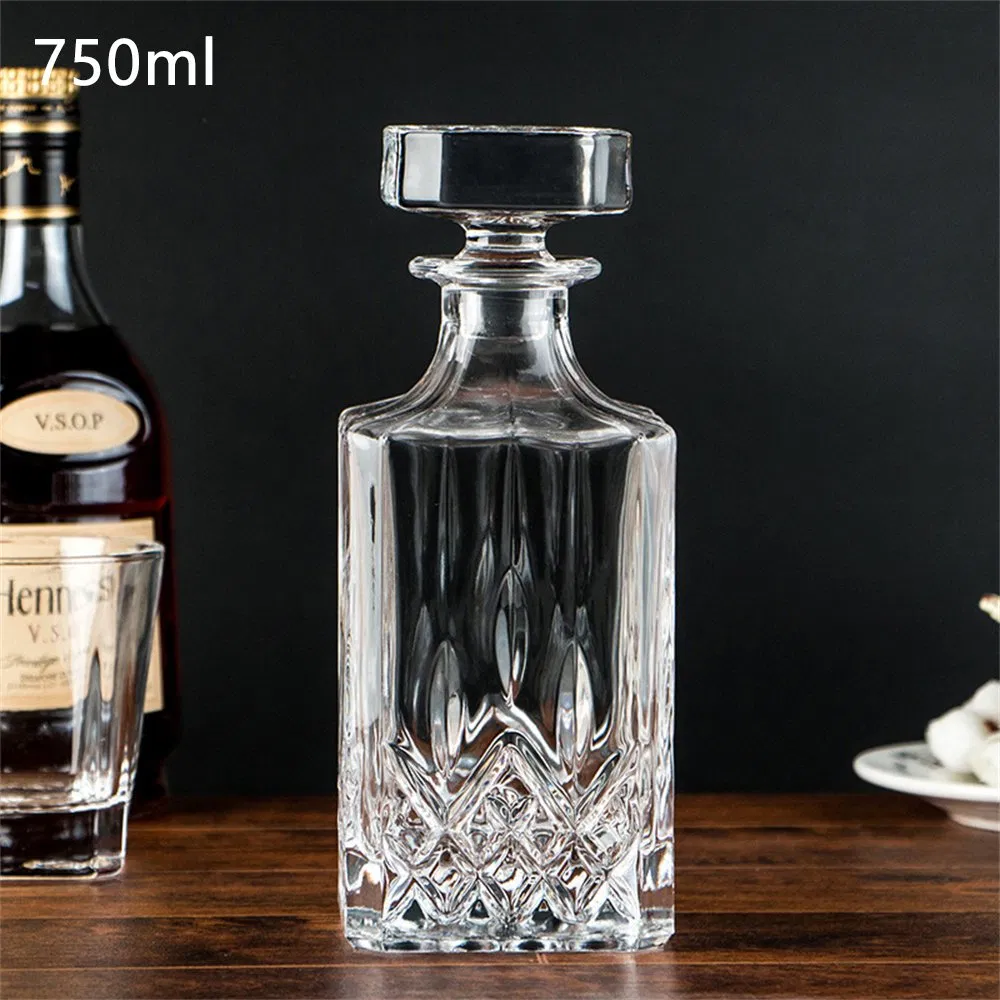 650ml Empty Liquor Spirits Glass Premium Whisky Fruit Wine Glass Bottles for Vodka Gin
