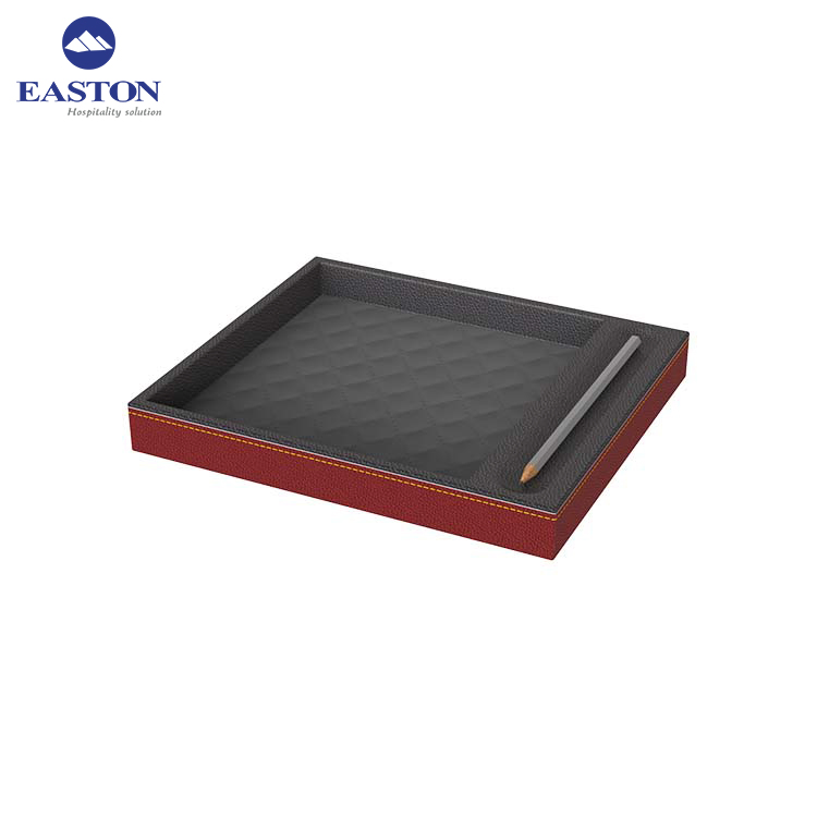 Wholesale Hotel Three Color Combination Leather Tissue Box Holder