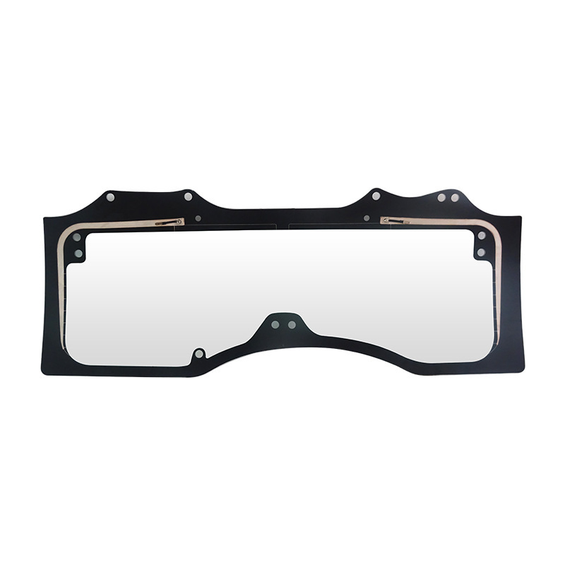 Закаленное стекло заднего окна автомобиля, прозрачное, термостойкое, с возможностью нанесения логотипа