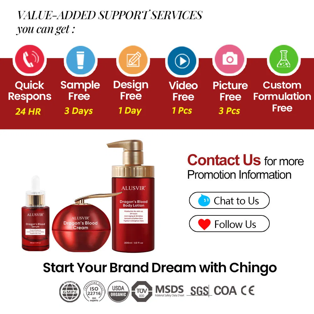Body Care Skin Moisturizing Firm Whitening Dragon Blood Extract Body Lotion