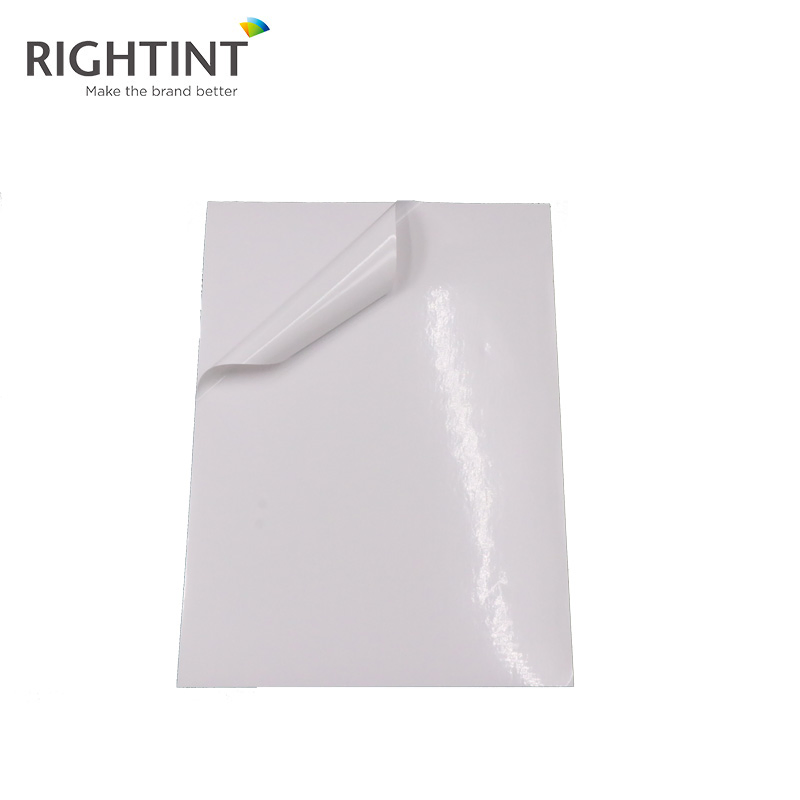 Opaque PVC Rightint Carton A4, OEM label Self Adhesive Sticker