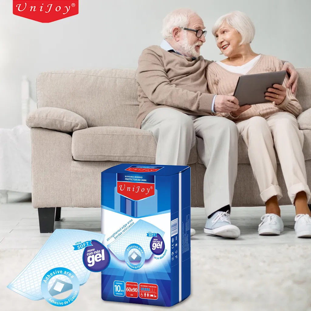 Disposable Non-Woven 60*90cm Blue Green Backsheet China Under Pad Manufacturer