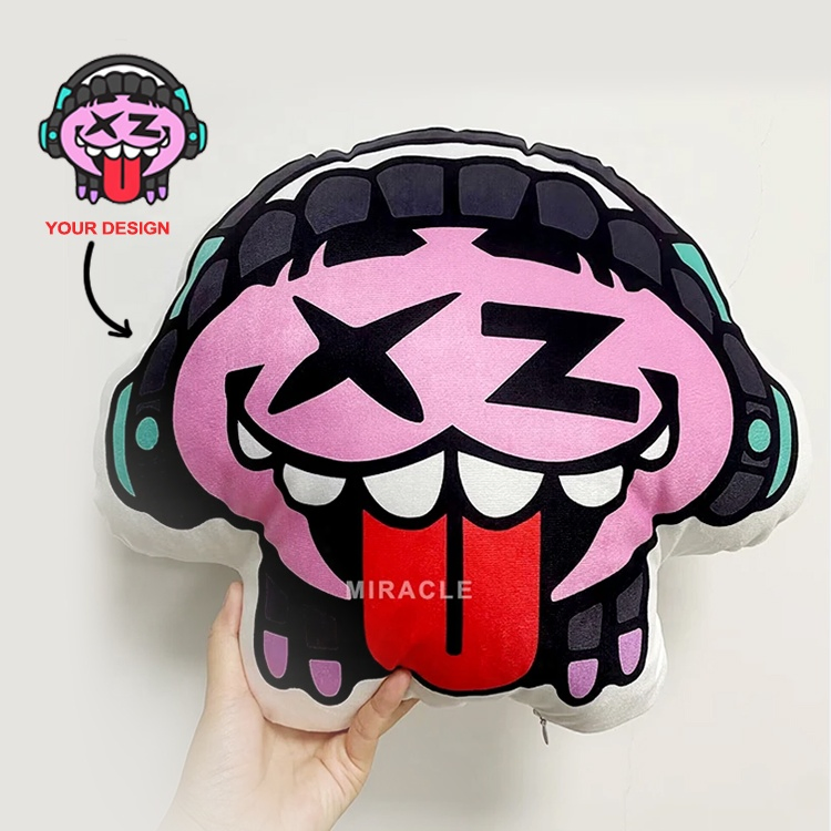 Home Design Soft Boyfriend Face Shape Pillow Case Body Cushions Cover Custom