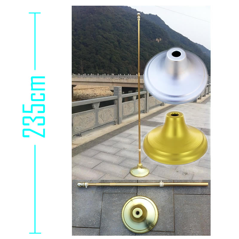 Economy Aluminum Indoor Office Feather Display Banner Flag Pole