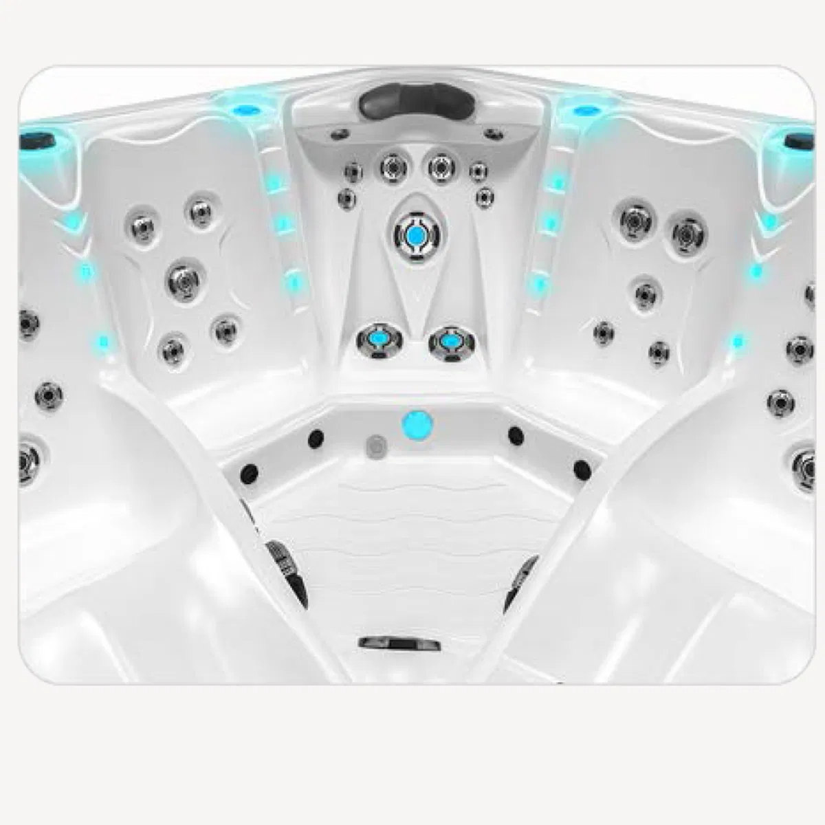 Горячая ванна SPA на 4 персоны, уличная