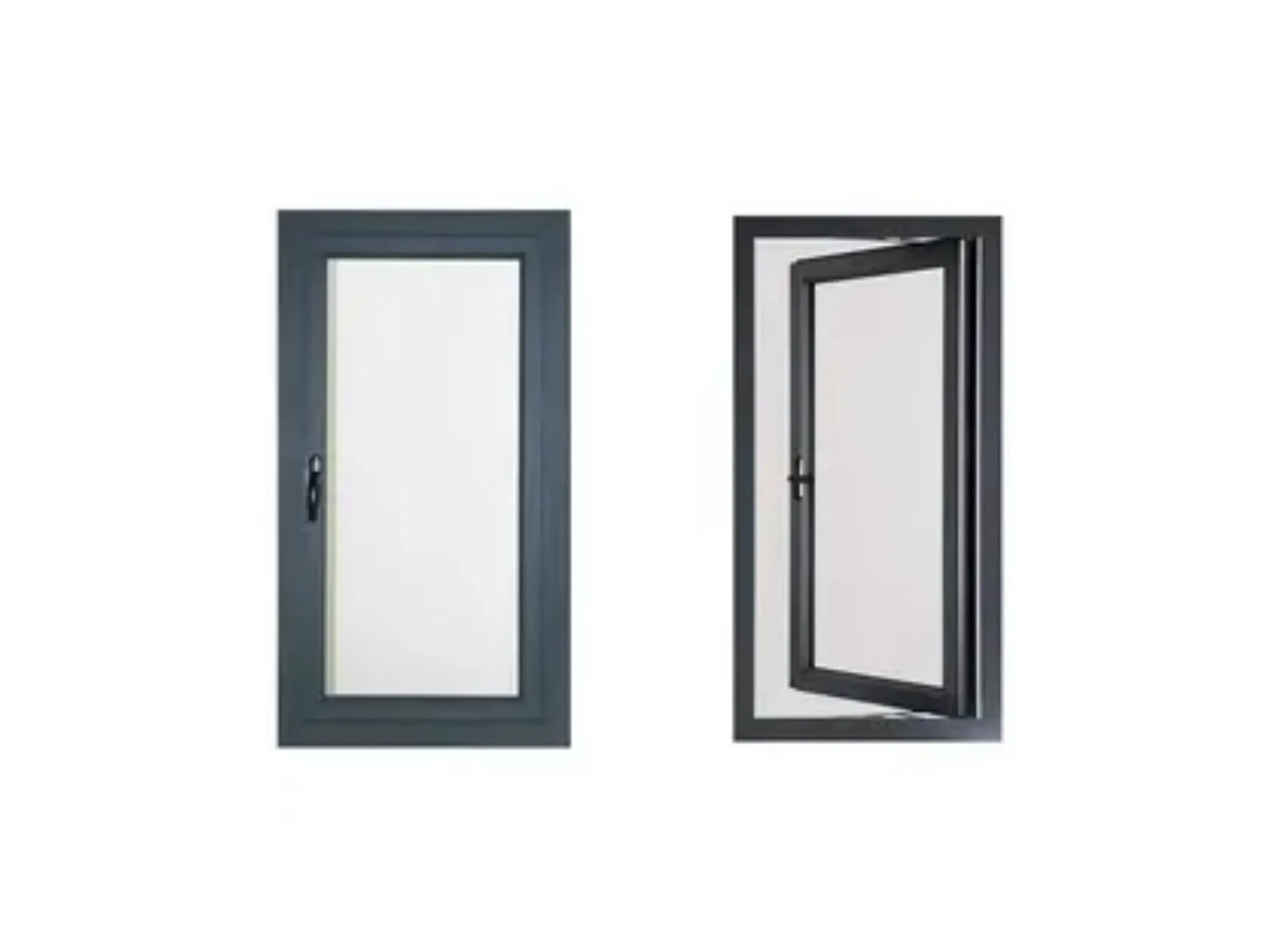 Australian Standard Aluminum Low E Flush Casement Window