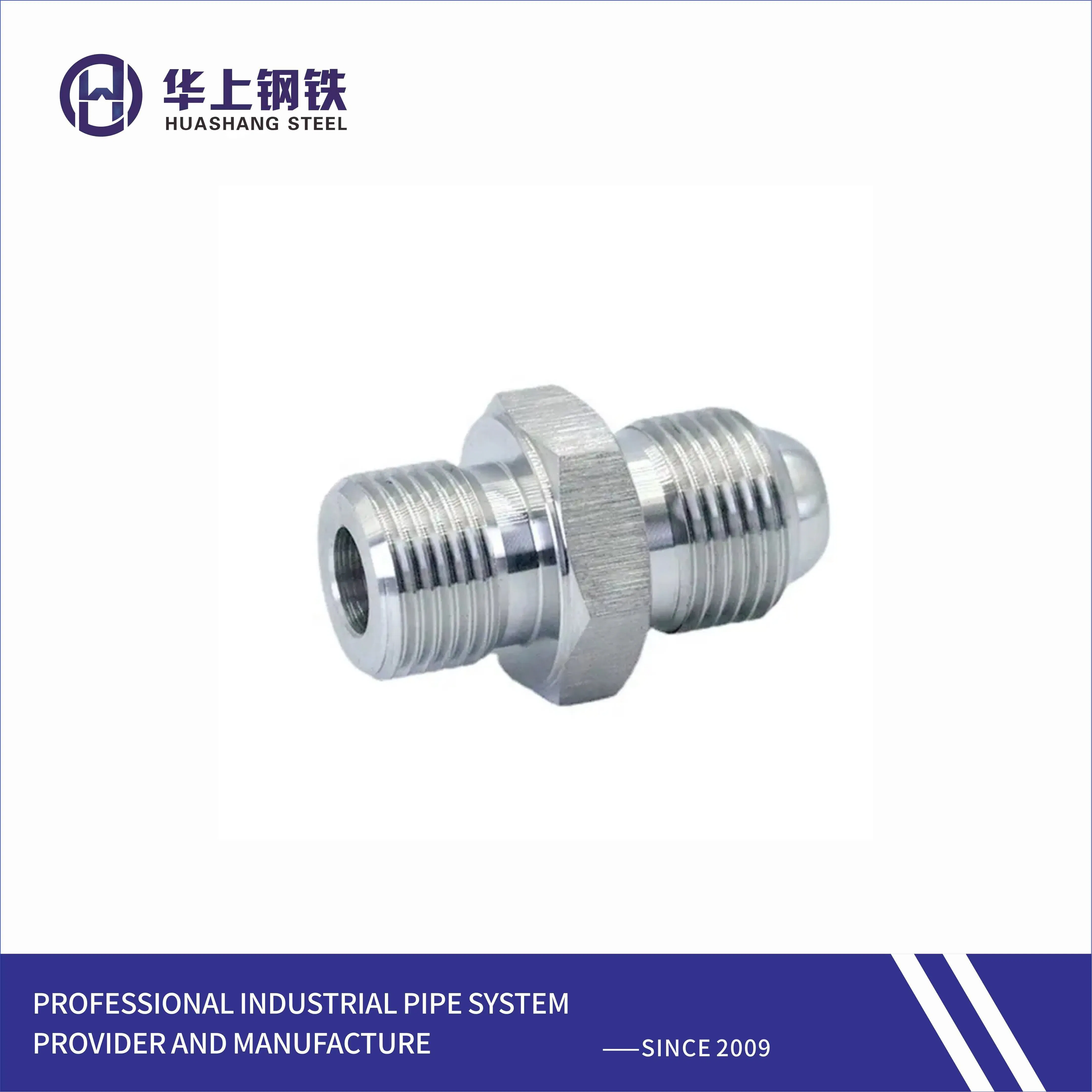Factory Male Thread Pipe Fitting Reducer Stainless Steel Hex Nipple