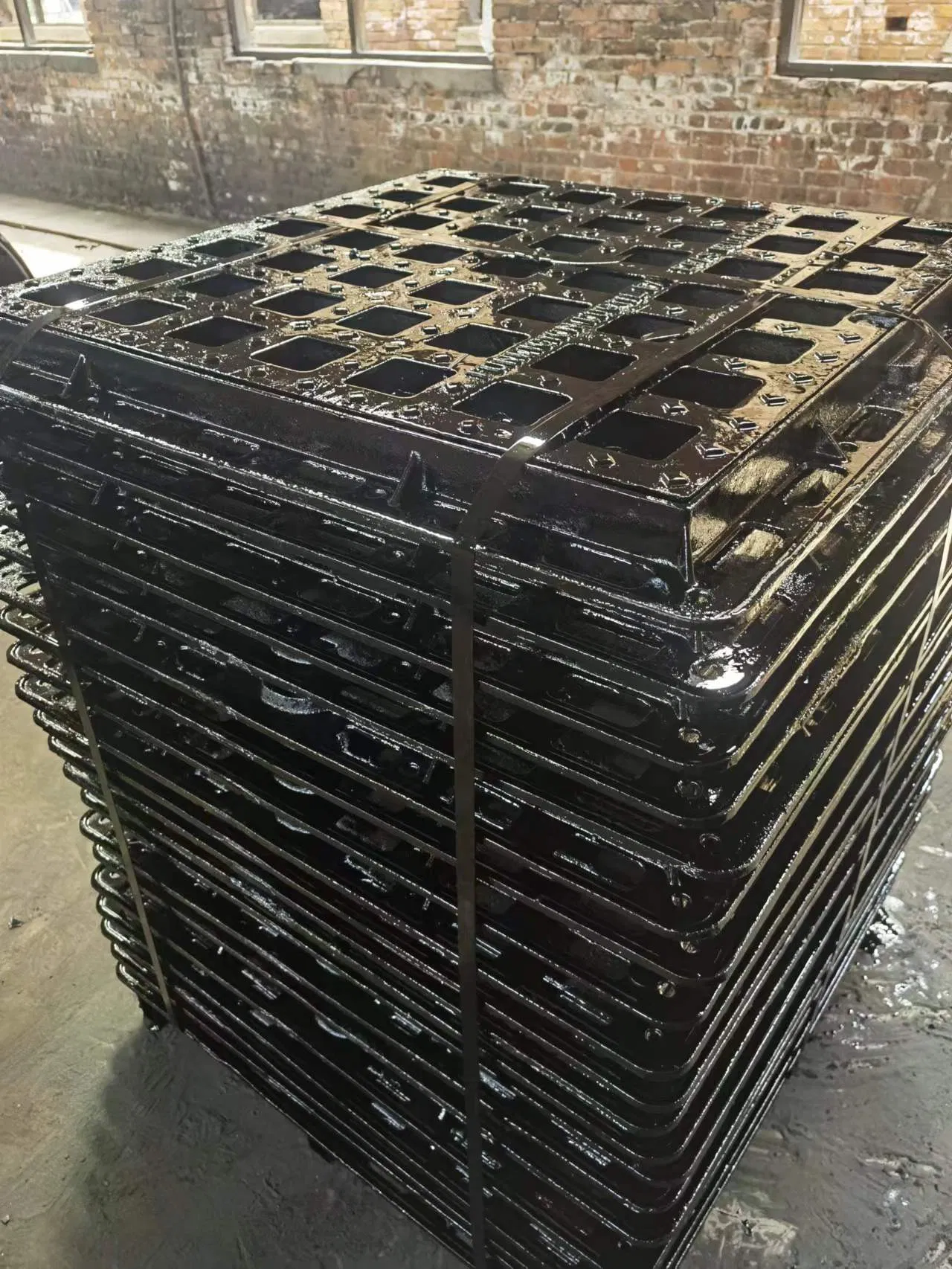 Flat Grating 920X920mm Co 765X765mm H50mm Carbon Drain Trench Cover Plate Water Drainage Channel Grating