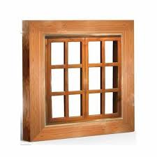  Solid Wood Window Customized Color Wooden Casement Window