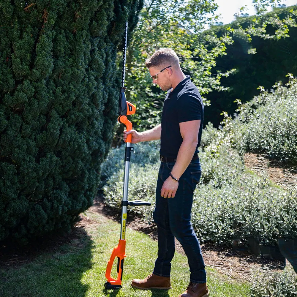 Dual Action Head Design Lithium-Ion Telescopic Hedge Cutter Trimmer-Lh C41A