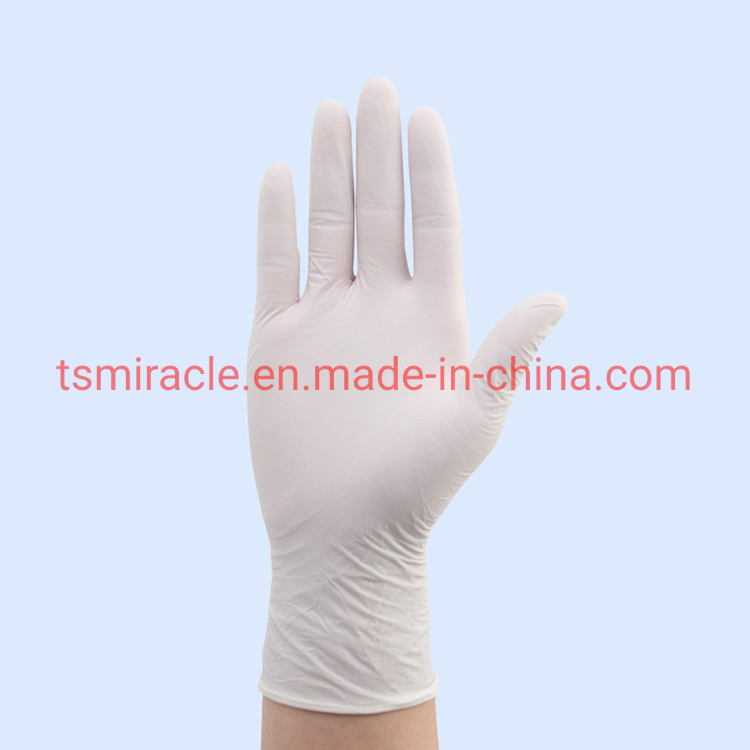 Powder Free White Disposable Non-Medical Nitrile Examination Gloves