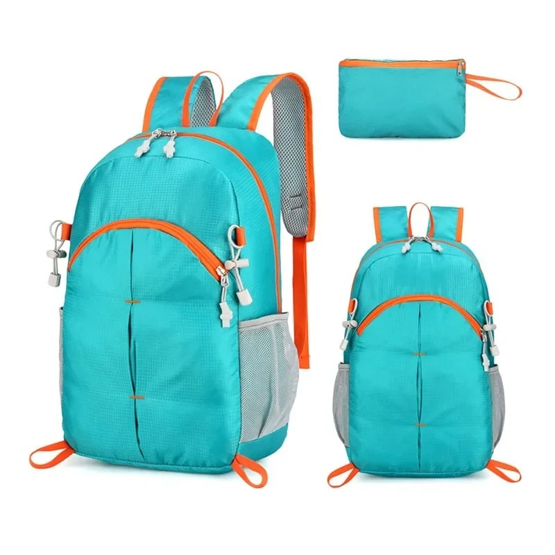 Portable Outdoor Hiking Bag Lightweight Foldable Waterproof Ultralight Backpack for Women Men Travelling Hiking Bag