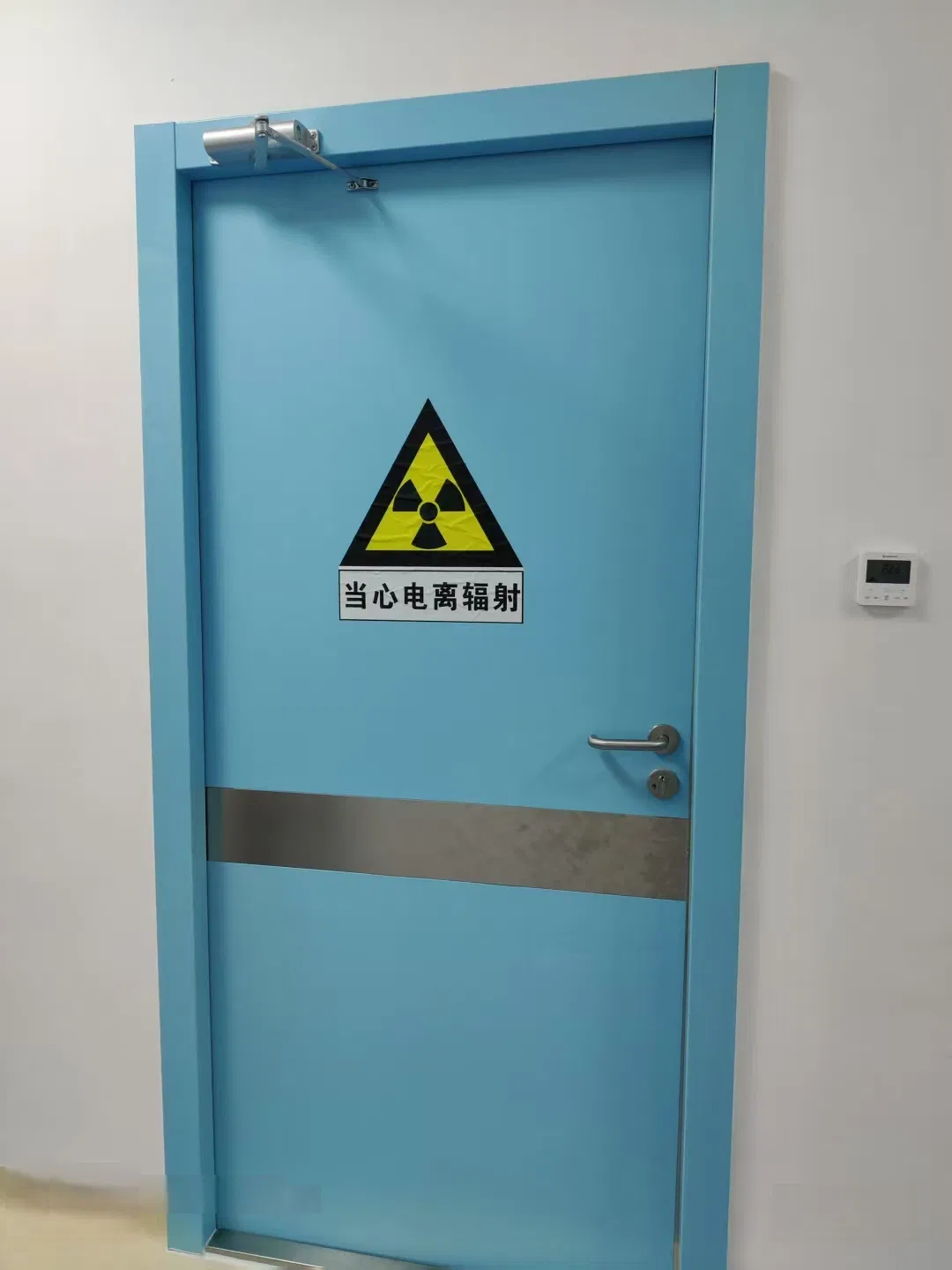Exterior & Interior Single or Double Modular Stainless Steel Cleaning Security Clean Room Steel Entry Door in Pharmaceutical Industry