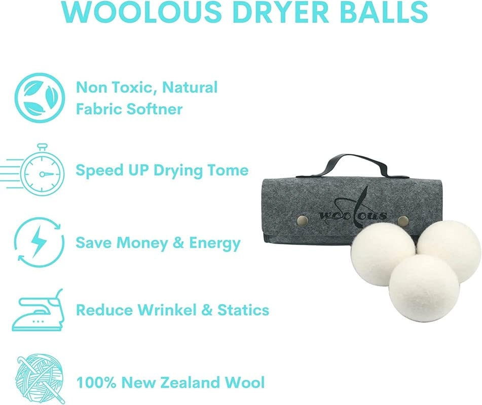 2022 Hot Selling Eco-Friendly Washing Organic Wool Felt Dryer Balls for Laundry