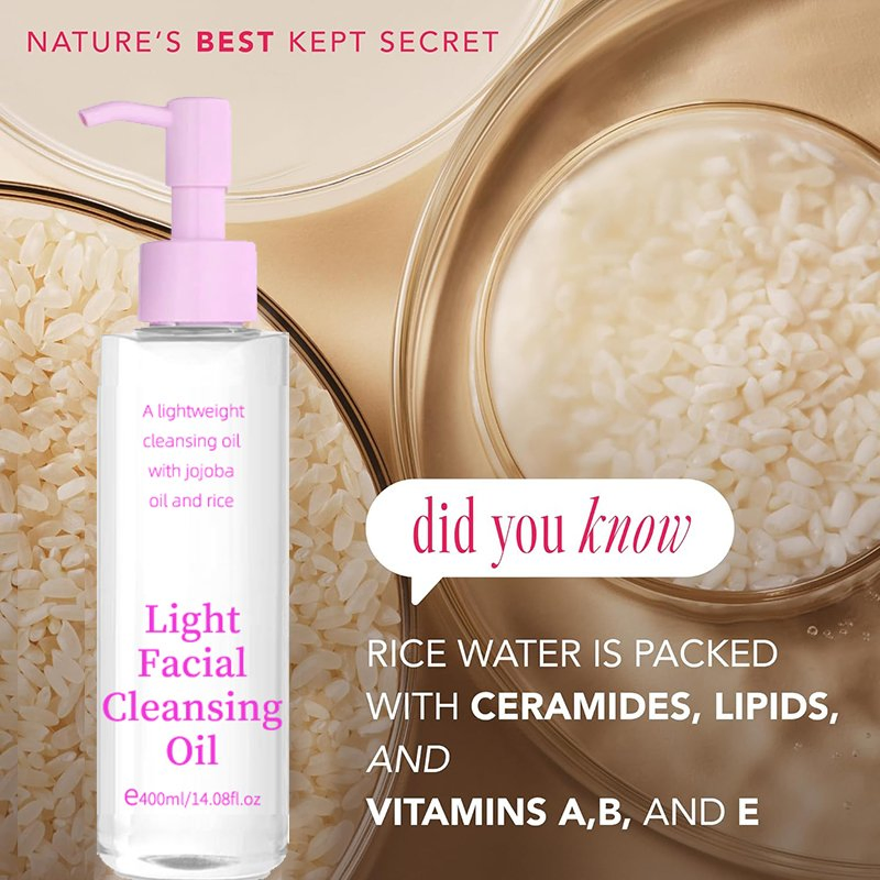 Hot Selling Private Label Moisturizing Facial Cleanser Whitening and Anti-Wrinkle Facial Cleansing Oil