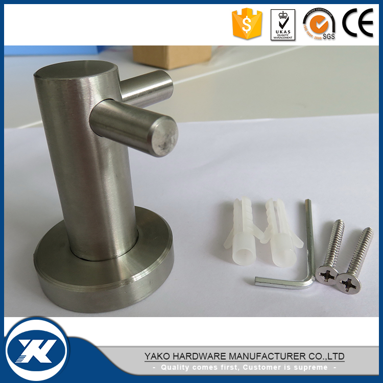 Настенный двойной крючок для полотенец из нержавеющей стали