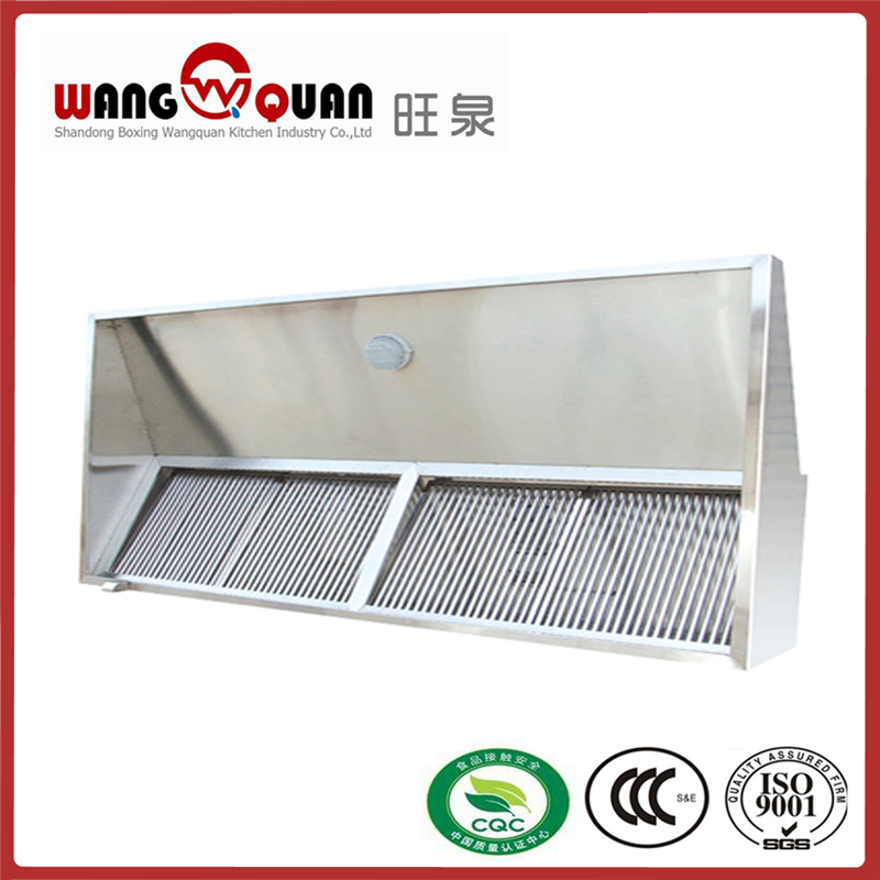 Customized Commercial Restaurant Kitchen Wall Mount Stainless Steel Smoke Range/Exhaust Hood