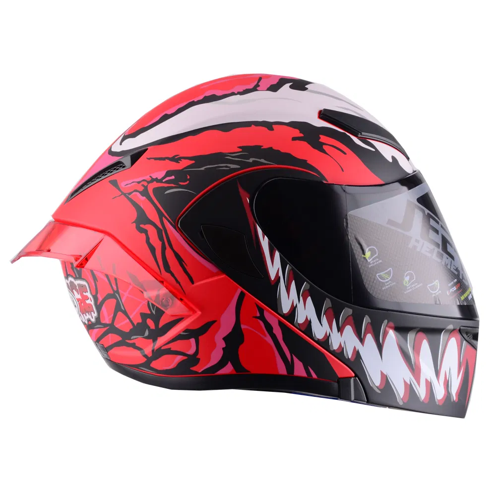 Модульный мотошлем с поднимающейся лицевой частью и двойным визором