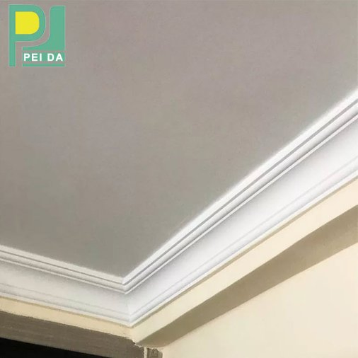 Gypsum Cornice Designs with LED Linear Light for Ceiling Decoration