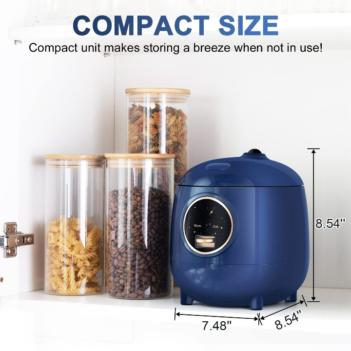 Wholesale ODM New 2023 2 Cups Portable Non-Stick Mini Travel Rice Cooker