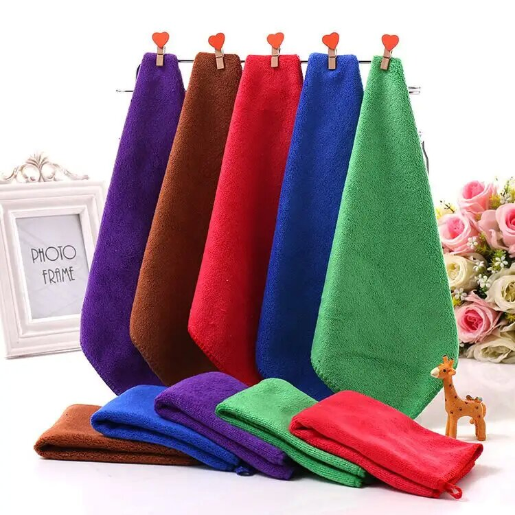 Polishing Water Absorbent Coral Fleece Cleaning Cloth Microfiber Car Wash Towel