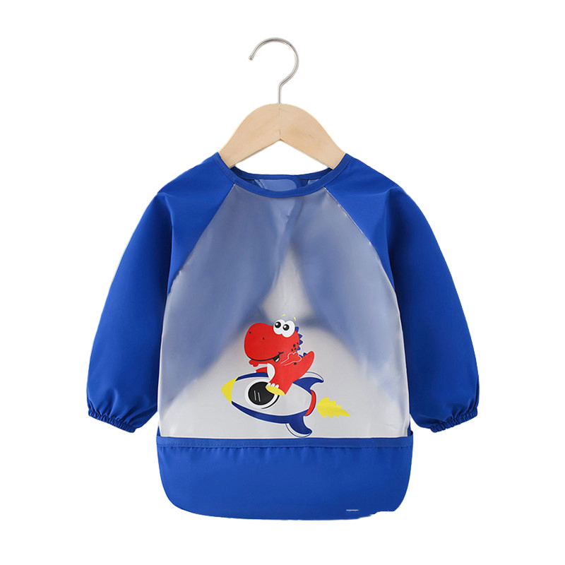 Children's Aprons and Eating Clothes with Cartoon Designs